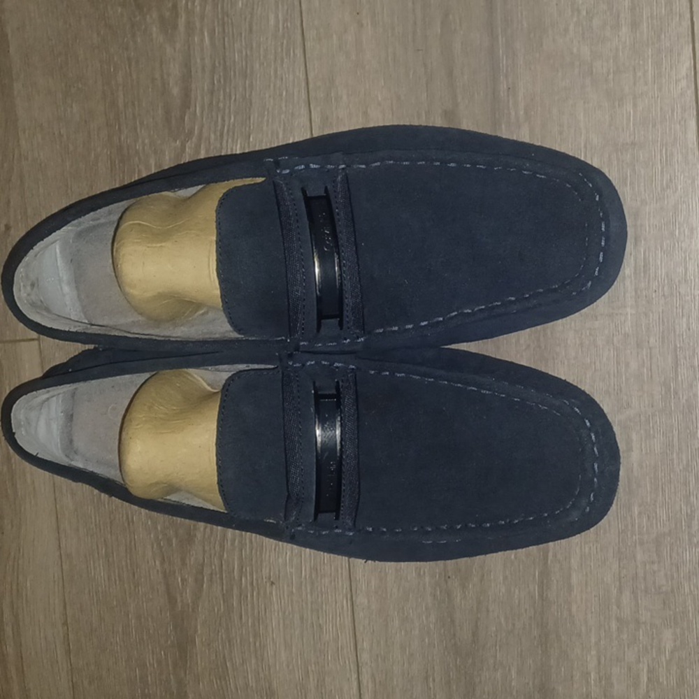 Calvin Klein blue suede shoes size 11